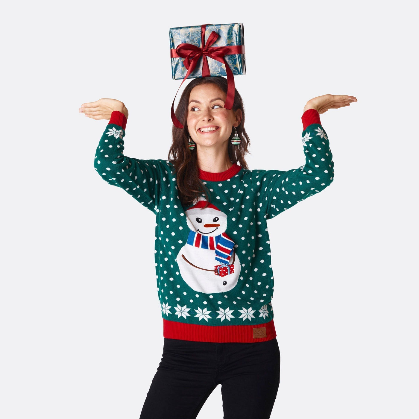 Snemand Julesweater Dame