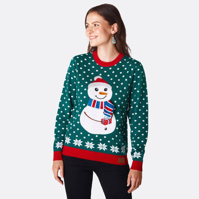 Snemand Julesweater Dame