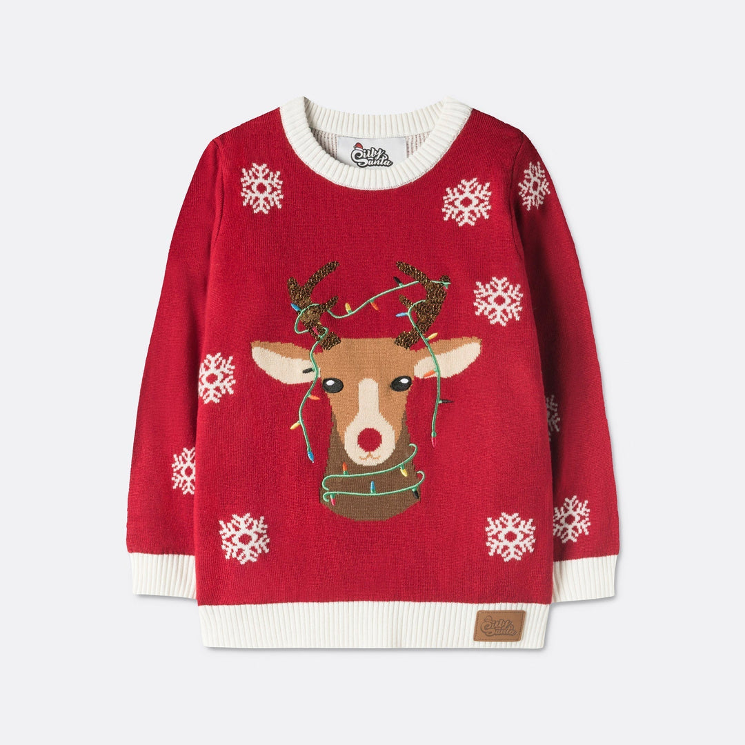 Sødt Rensdyr Julesweater Børn