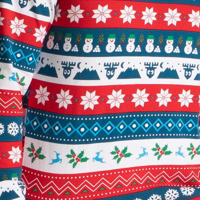 Stribet Julepyjamas Dame