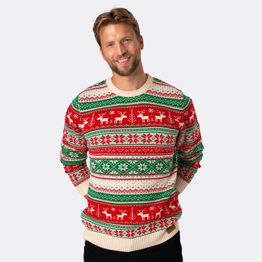 Strikket Julesweater Herre