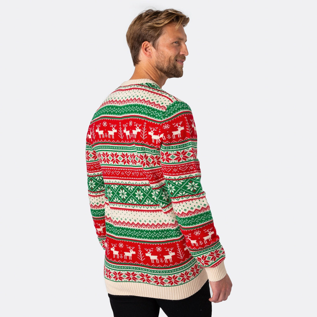 Strikket Julesweater Herre