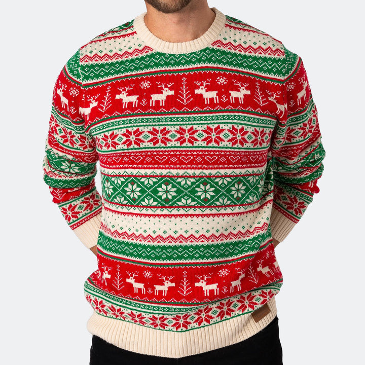 Strikket Julesweater Herre