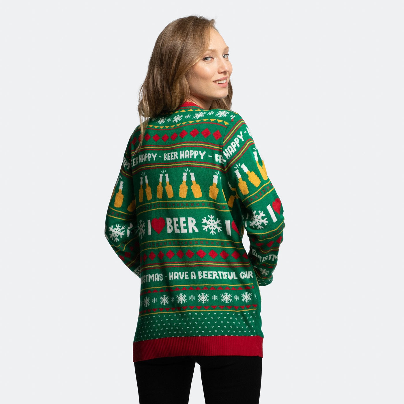 The Most Wonderful Time For A Beer Julesweater Dame