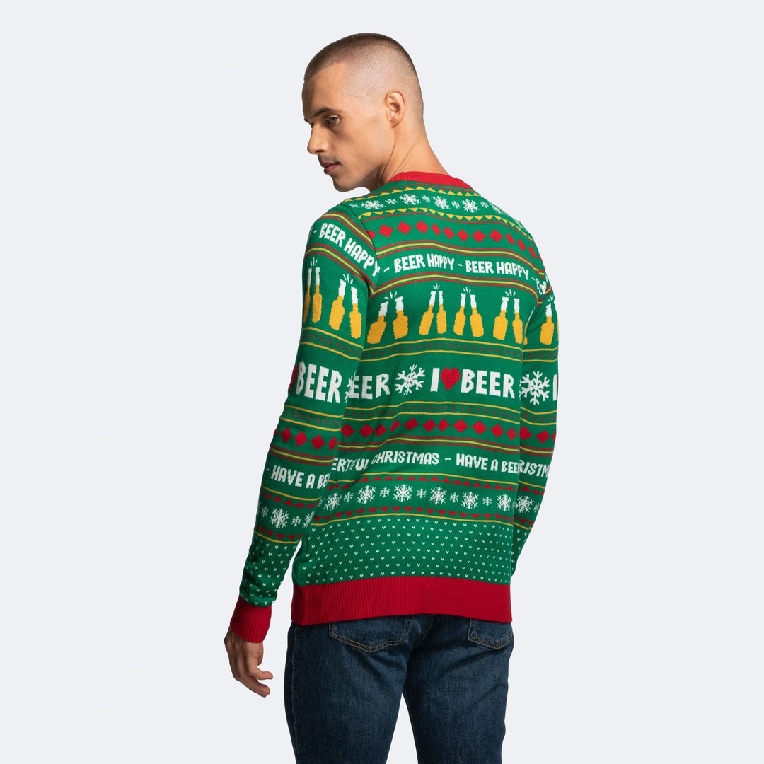 The Most Wonderful Time For A Beer Julesweater Herre