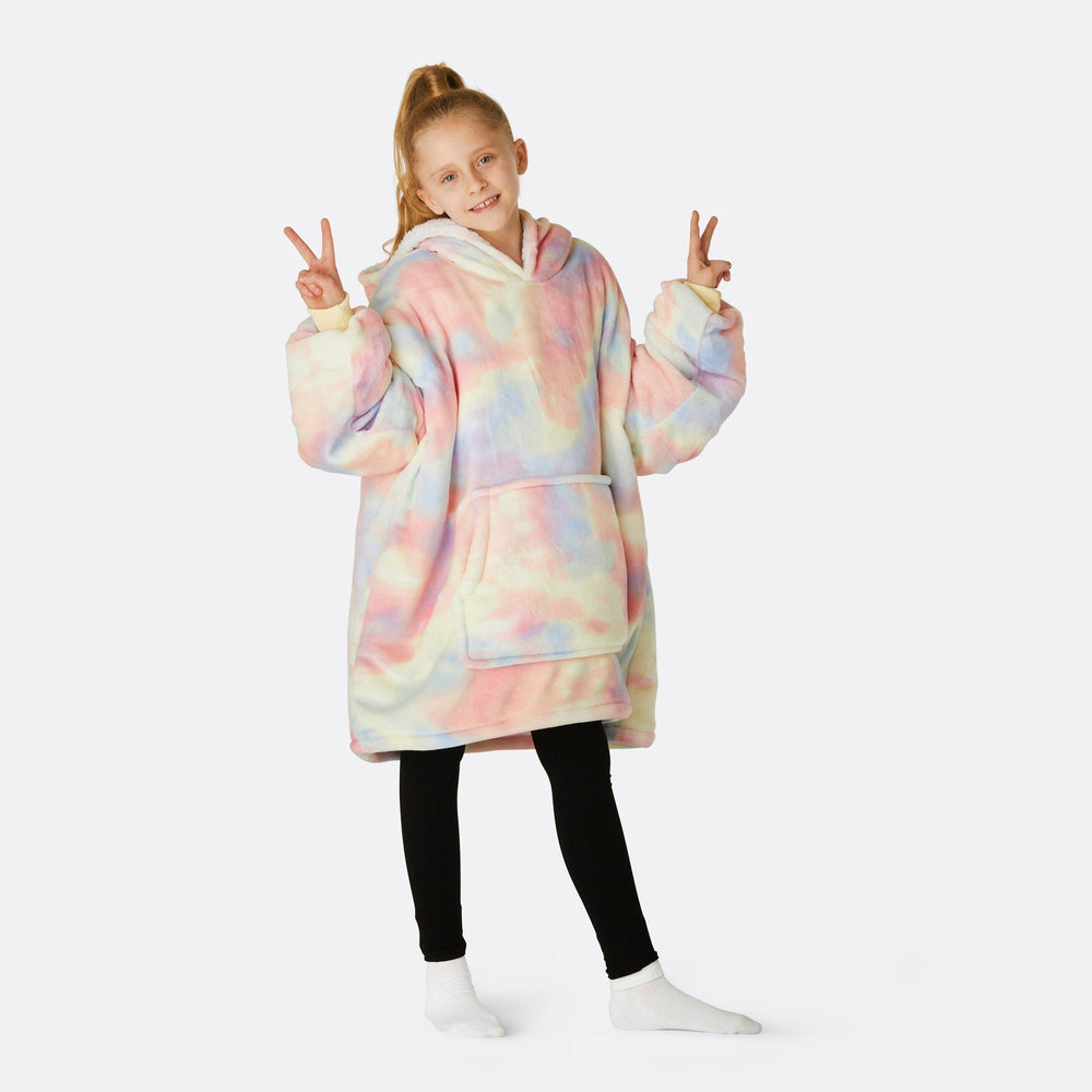 Tiedye Pastel HappyHoodie Børn