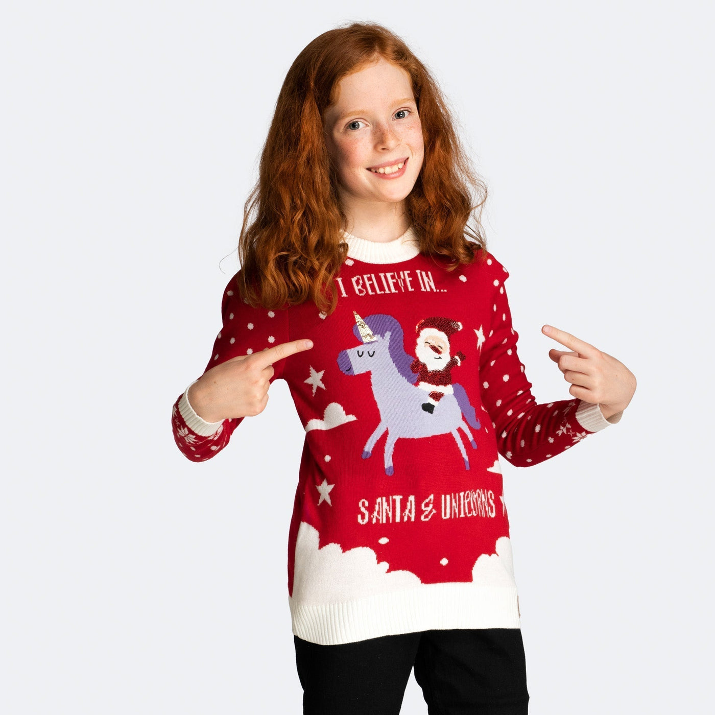 Unicorn Julesweater Børn