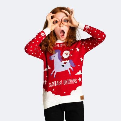 Unicorn Julesweater Børn