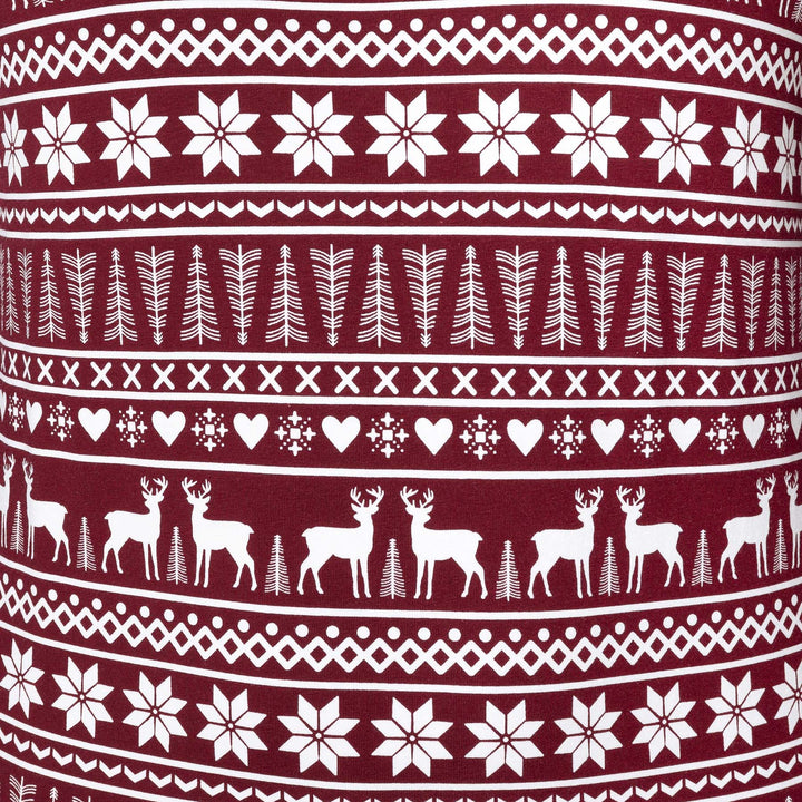 Vintermønstret Vinrød Pyjamas Børn