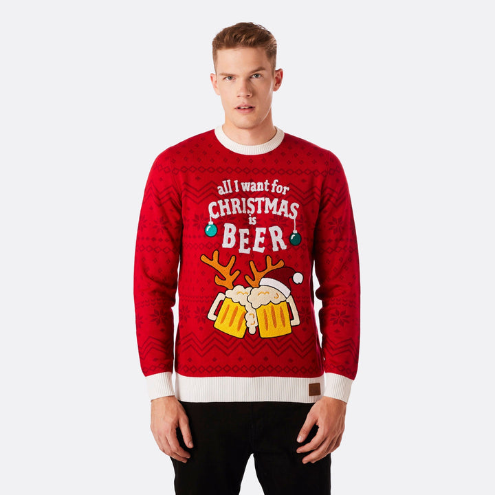 Beer Julesweater Herre